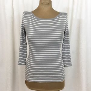 J. Crew striped top tee